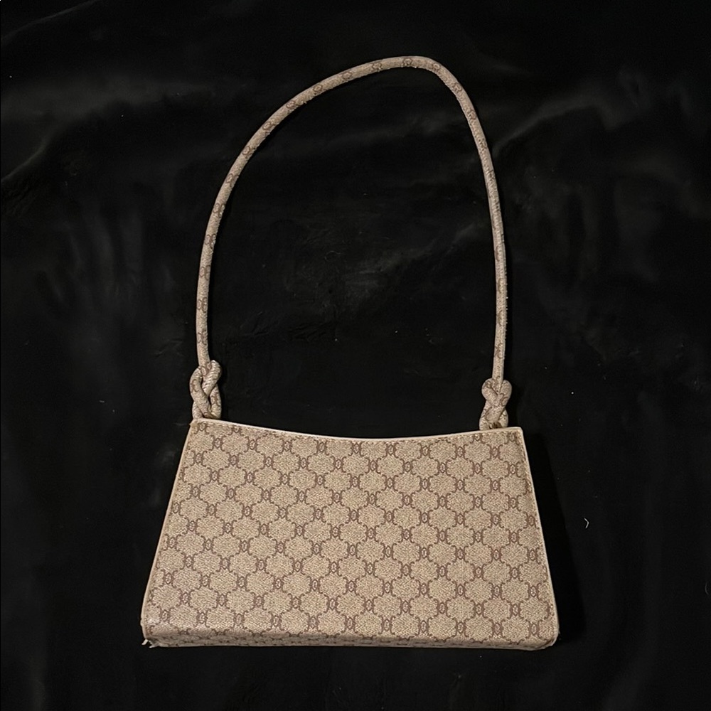 Beige Patterned Women's Bag